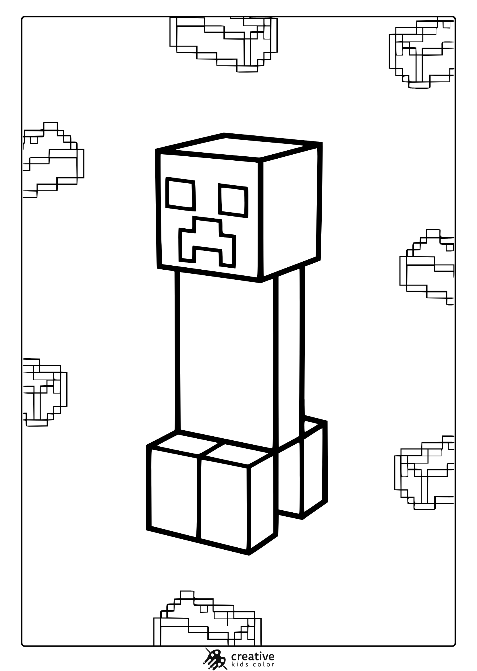 minecraft coloring pages printable