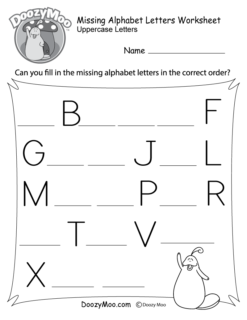 printable alphabet pages