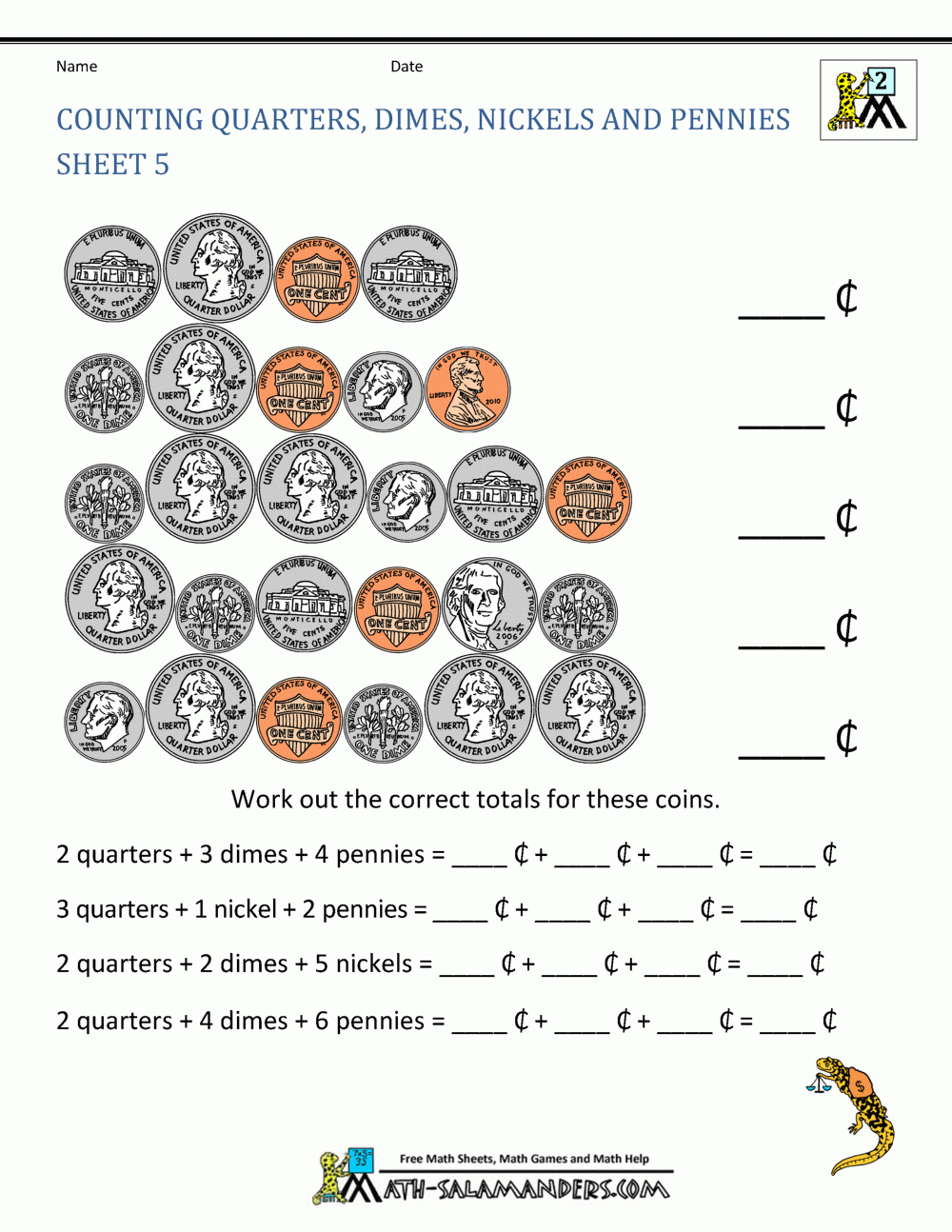 money printable activities
