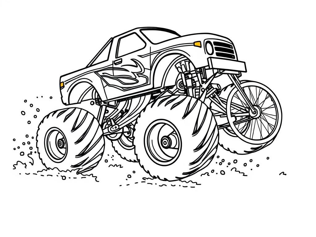 printable truck coloring pages