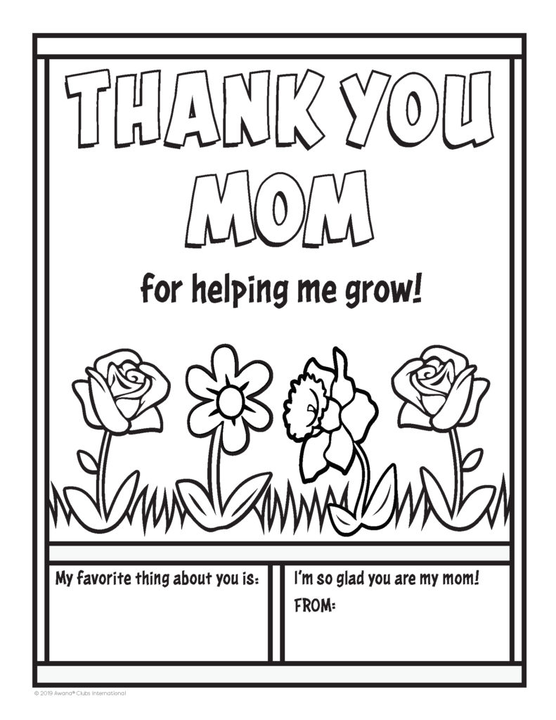 mother's day printable