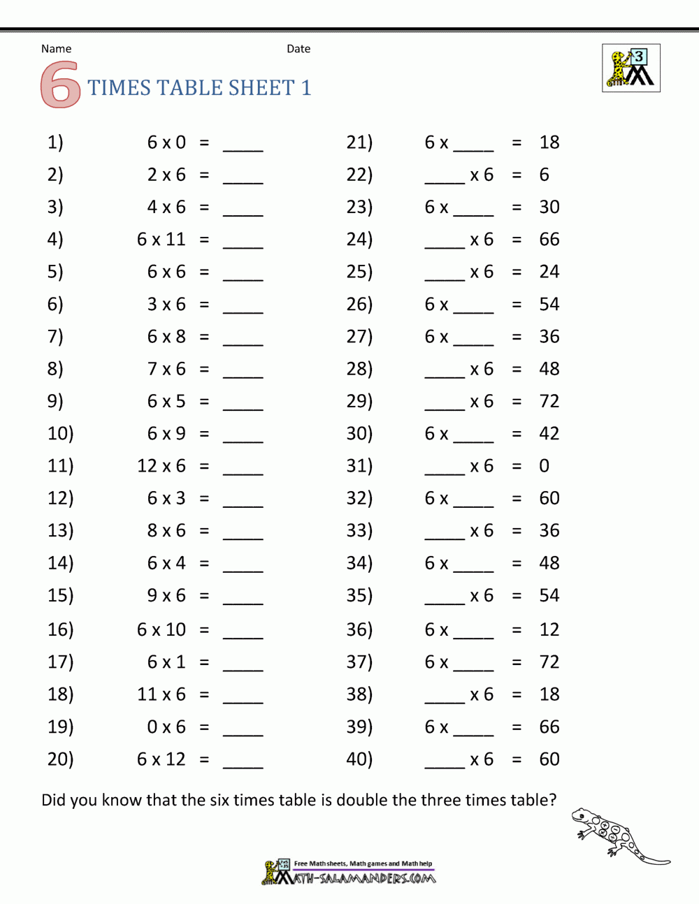 3rd grade math worksheets printable