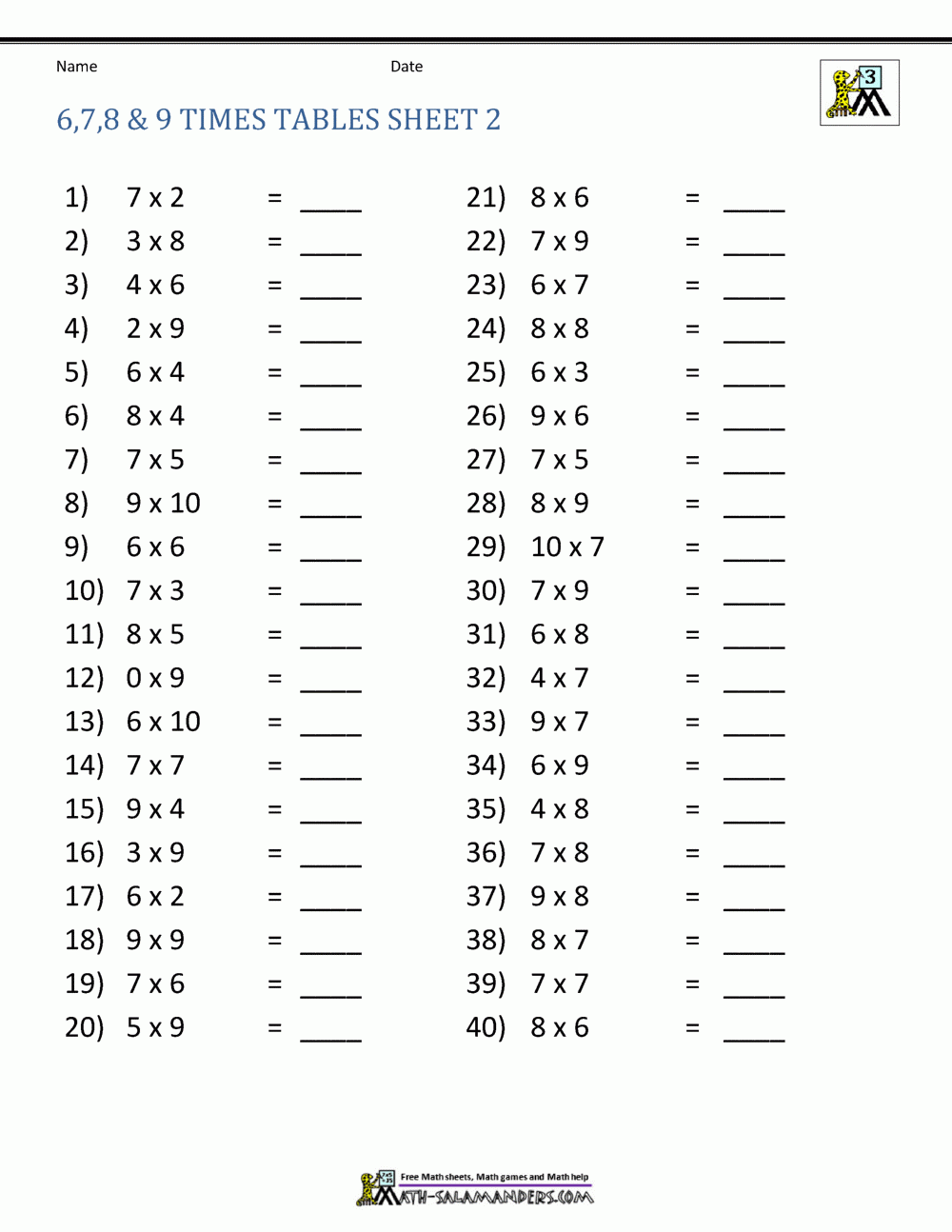 free printable worksheets for 3rd graders