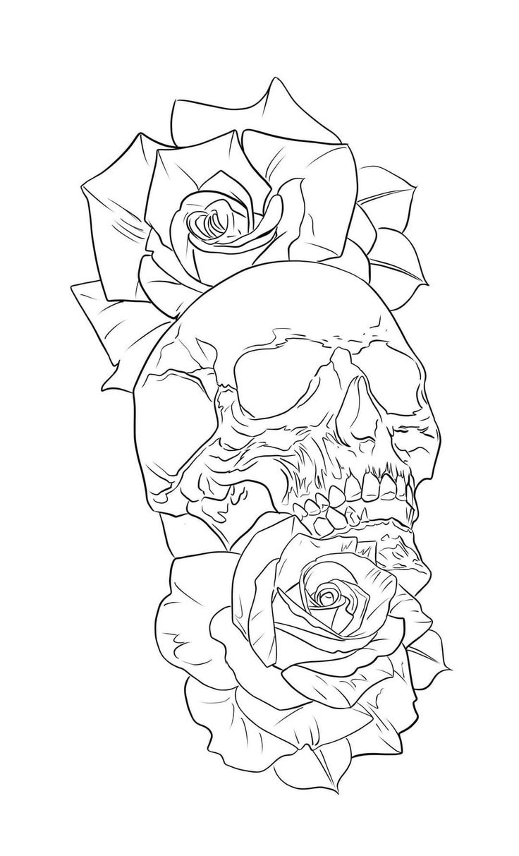 Pin By The Kush On Date Naissance In 2025 Skull Sleeve Tattoos Tattoo Stencil Outline 