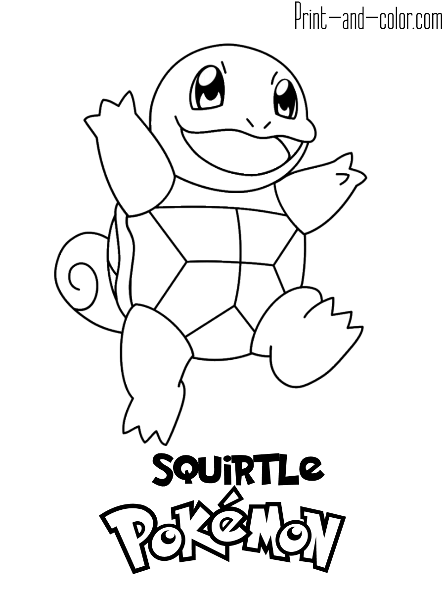 pokemon coloring pictures printable