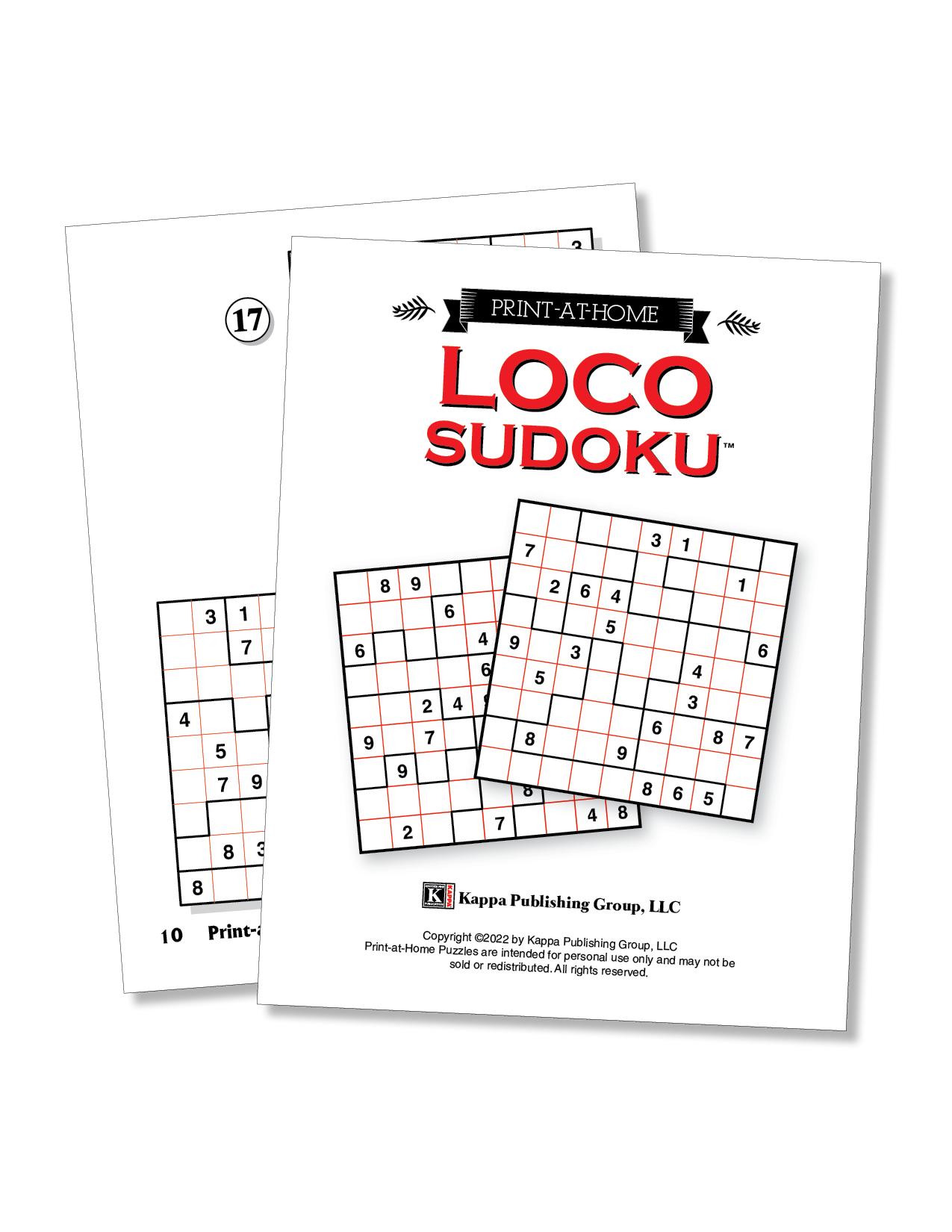 Print at Home Loco Sudoku Kappa Puzzles