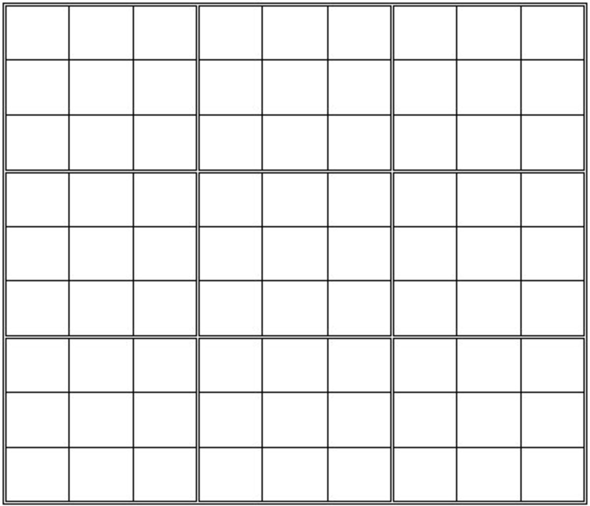 sudoku printable grids