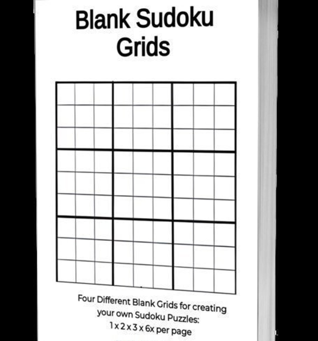 printable blank sudoku