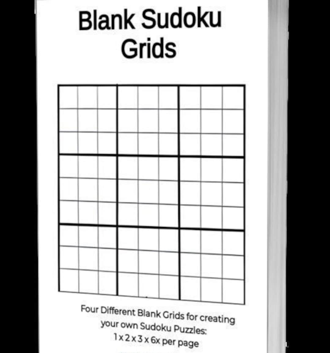 sudoku printable empty
