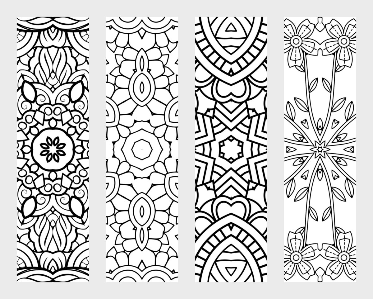 Printable Bookmarks To Color For Kids Printable Bookmarks To Color 9 Best Images Of Adult Coloring Pages Free Printable Bookmarks Free Printable Bookmarks To Color