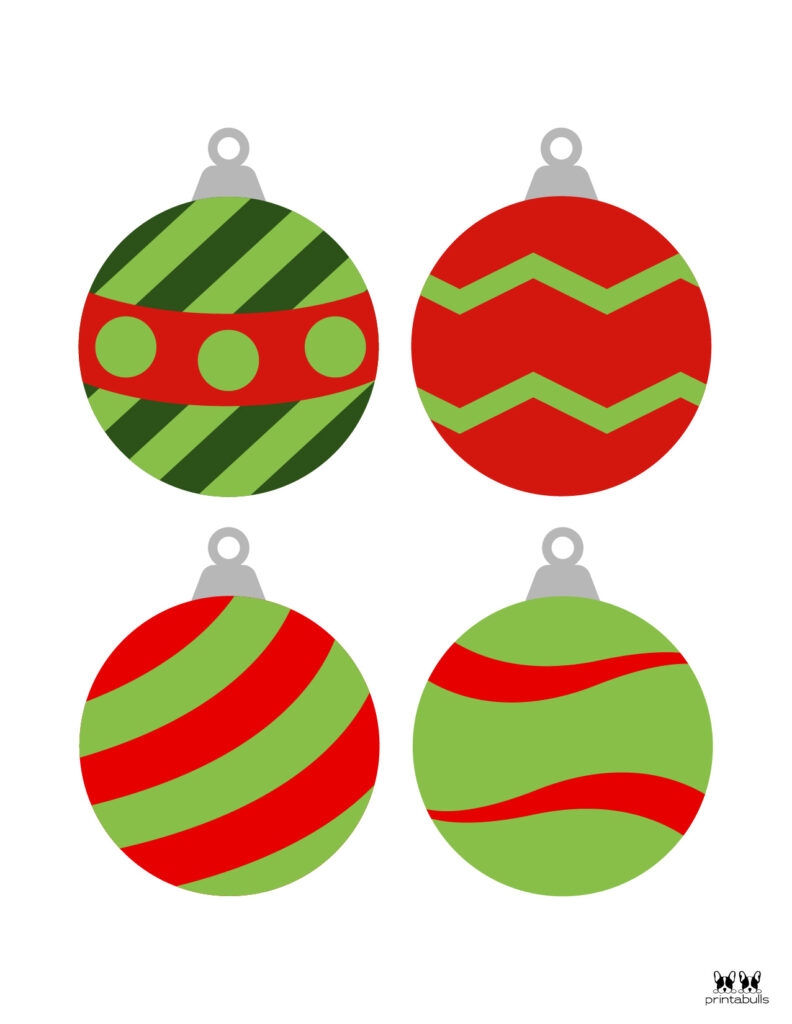 printable christmas tree decorations