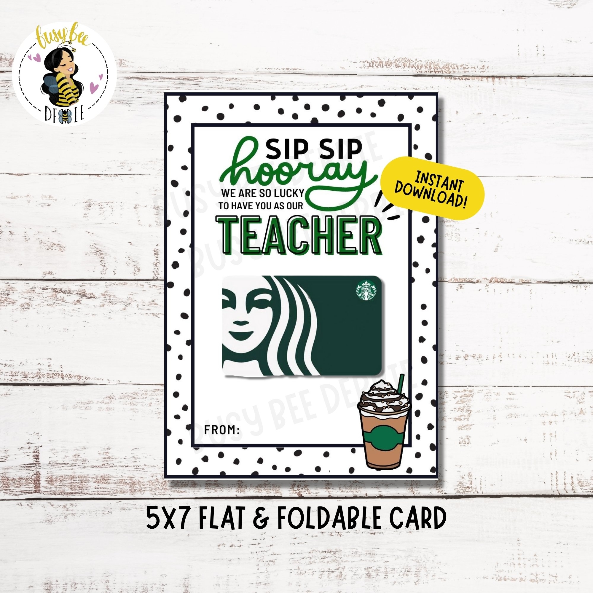 printable starbucks gift card
