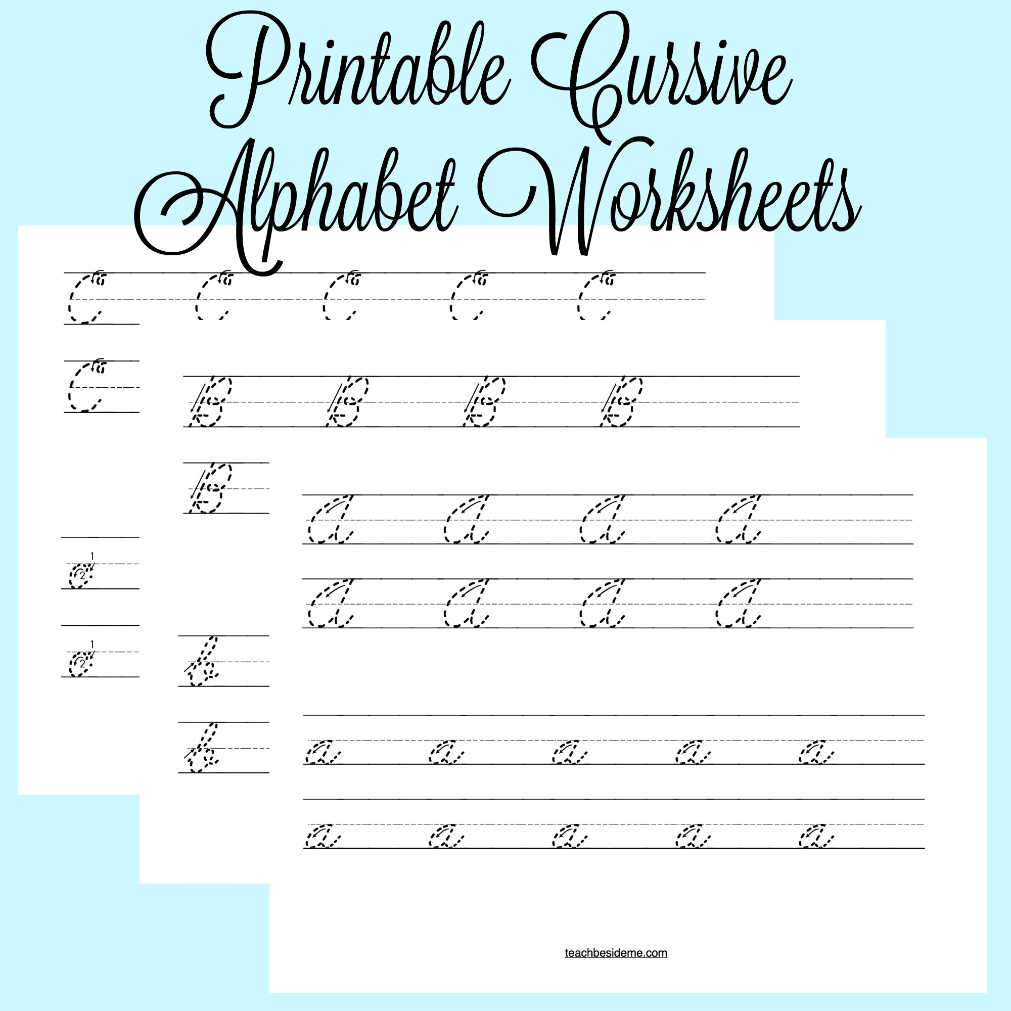 free printable penmanship worksheets