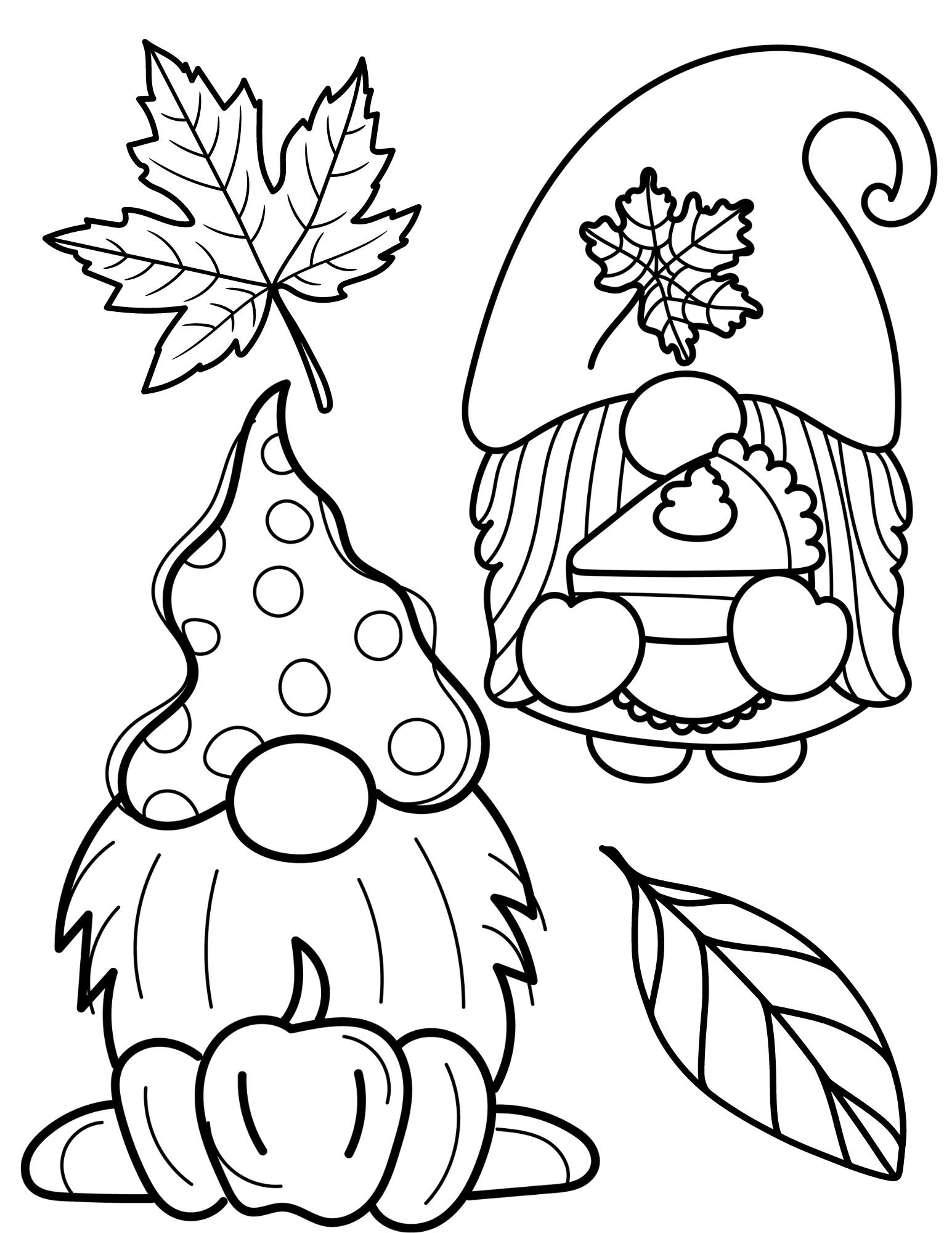 autumn coloring pages printable