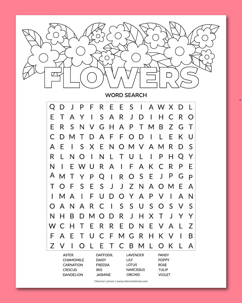 printable word searches for adults