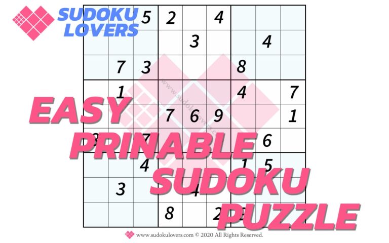Printable Free Sudoku Print Or Download Sudoku PDF Files For Free