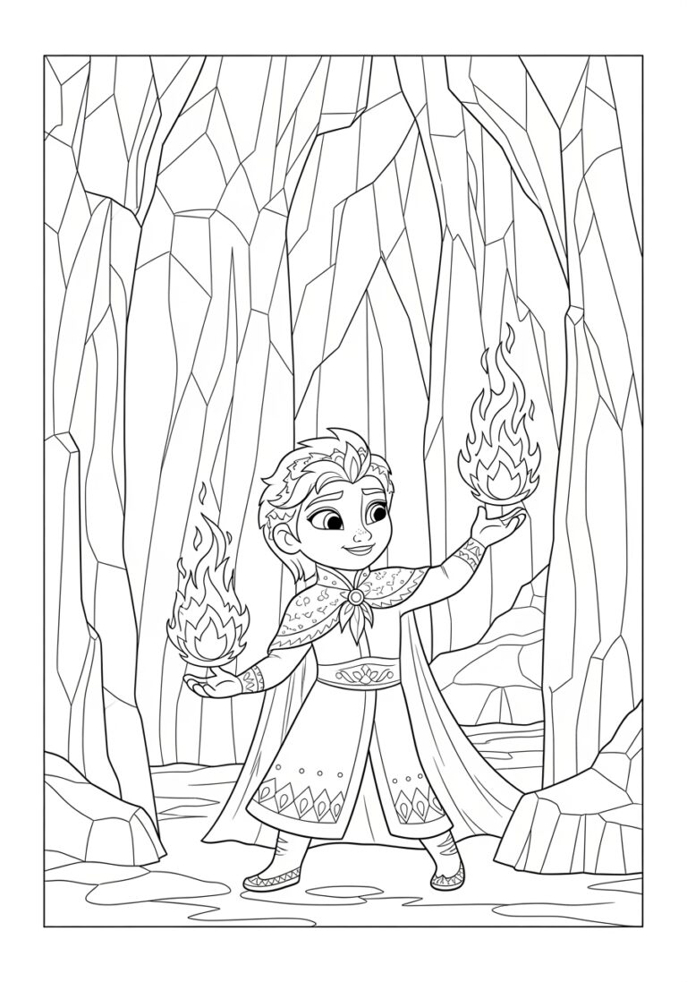 frozen coloring printables