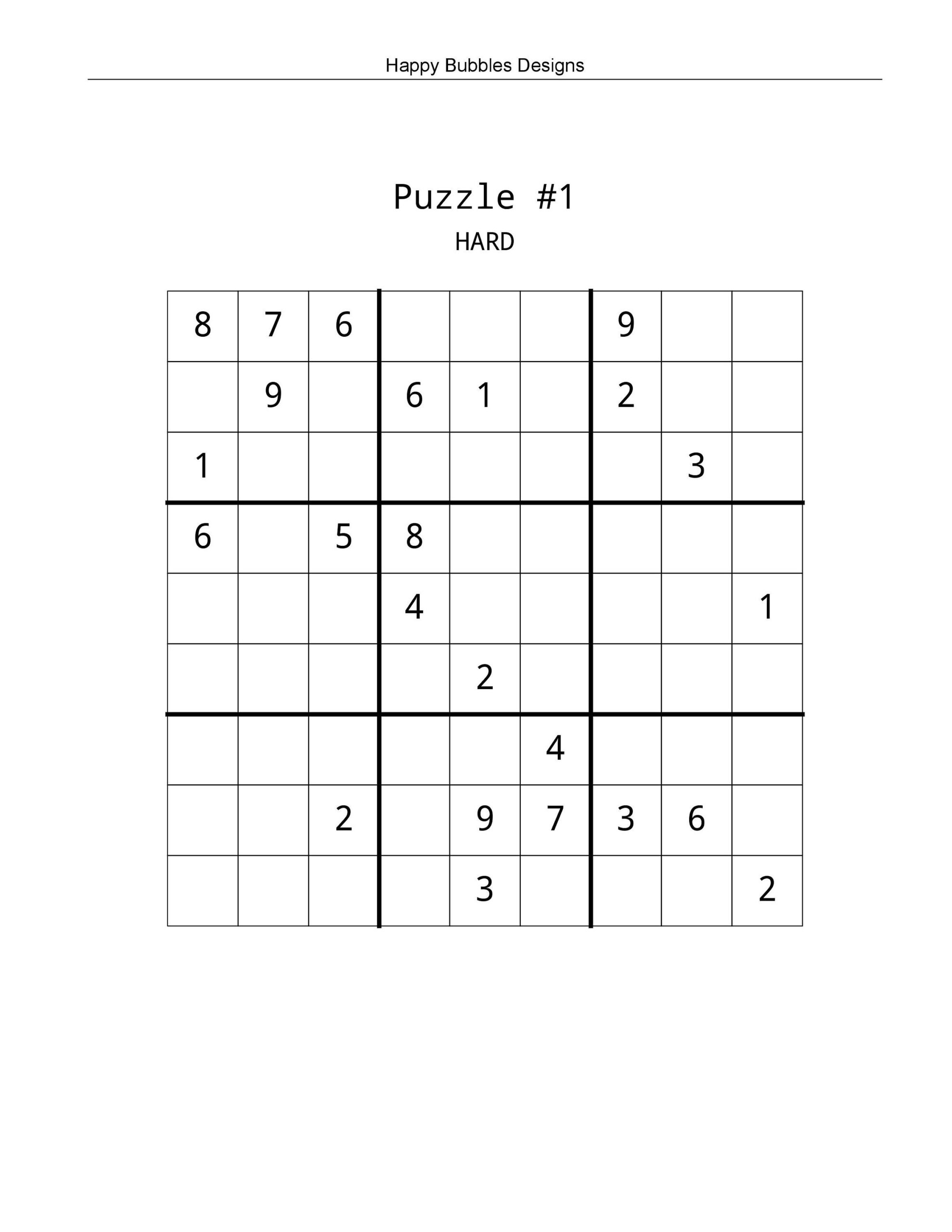 very difficult sudoku printable
