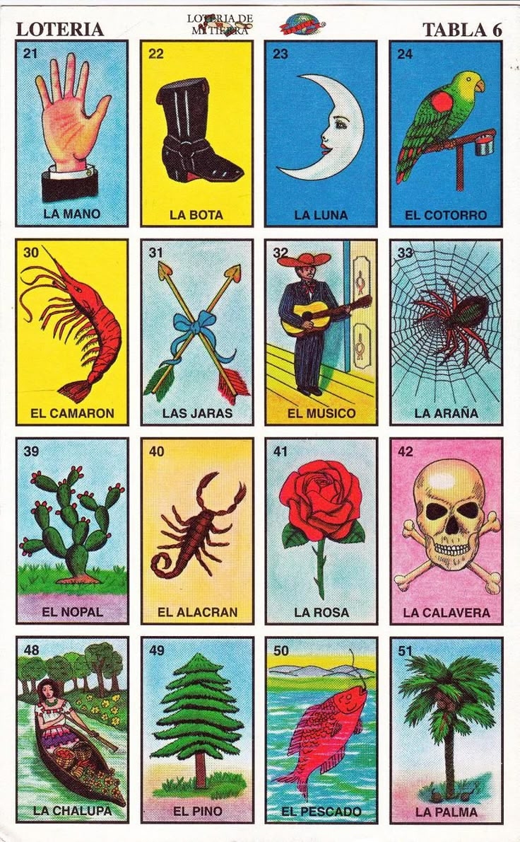 Printable Loteria Cards The Complete Set Of 10 Tablas Printable Digital Downloads For Arts And Crafts Party Supplies Printable Game Etsy