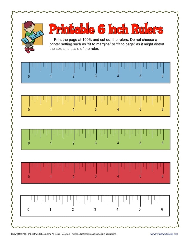 ruler in centimeters printable