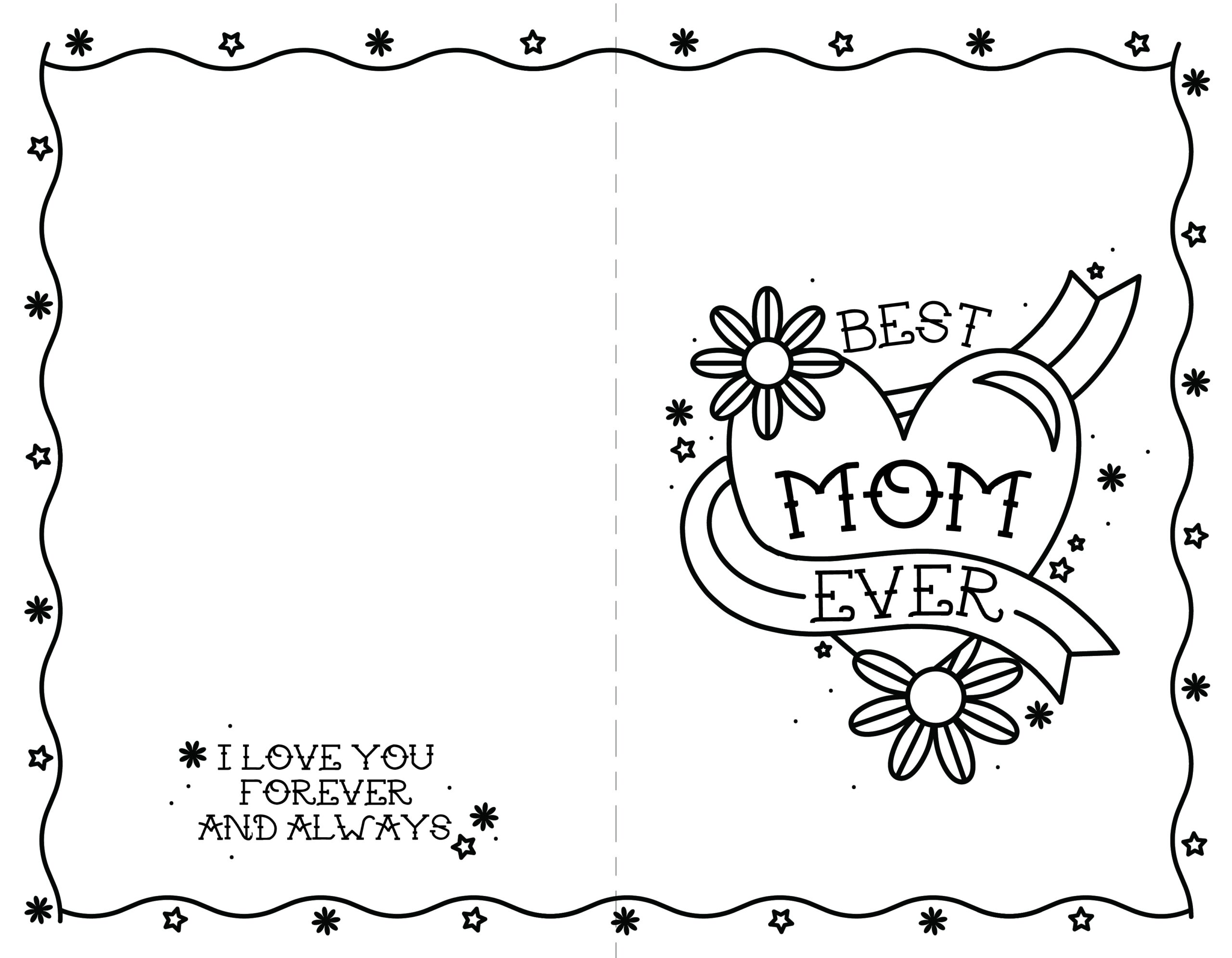 free printable mothers day card