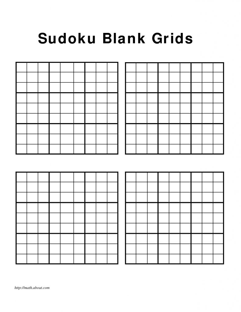 Printable Pdf Printable Blank Sudoku Grid Lischelleparmiddcucfe1976 s Ownd