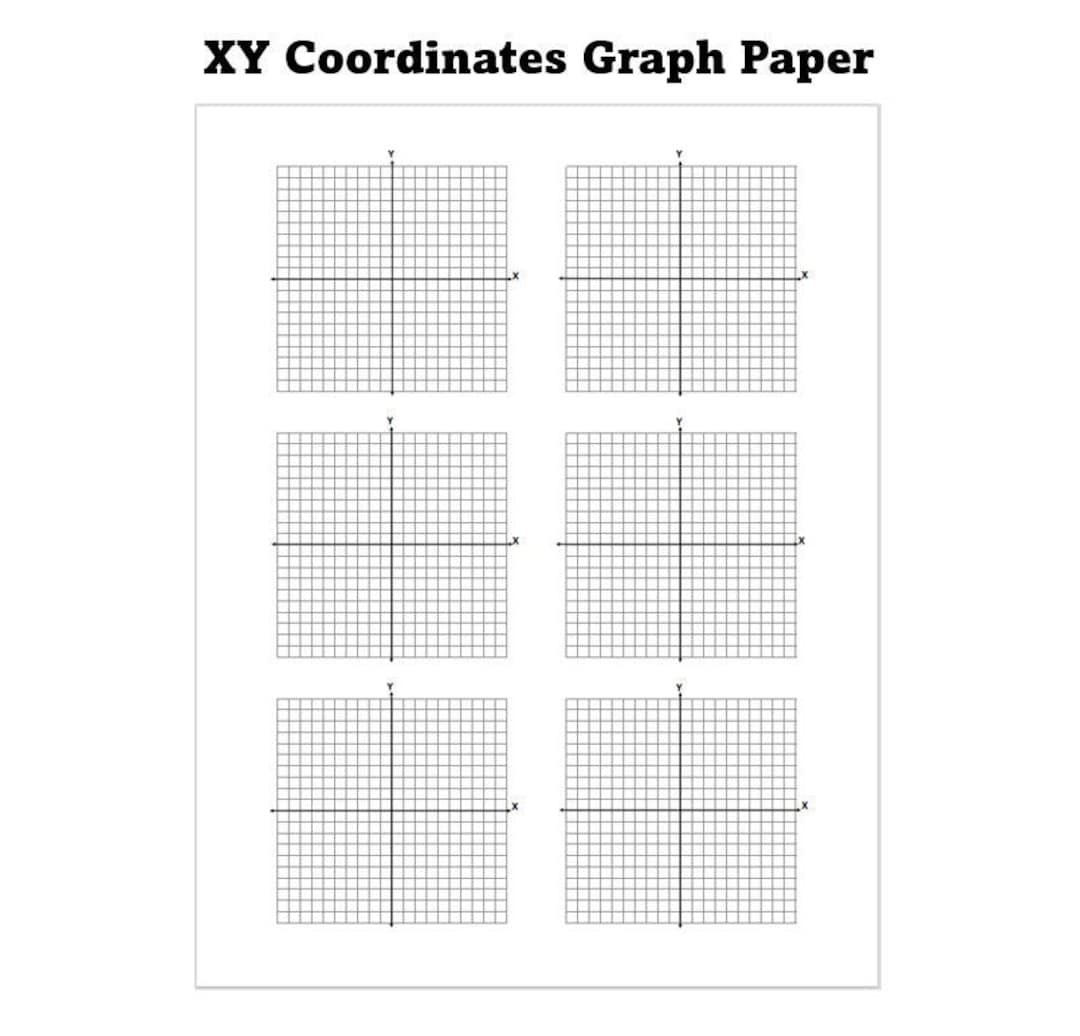 coordinate grid printable