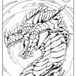 Realistic Dragon Coloring Pages Kids Activities Blog