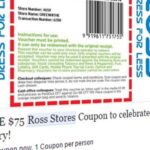 Ross Clearance Coupon 75