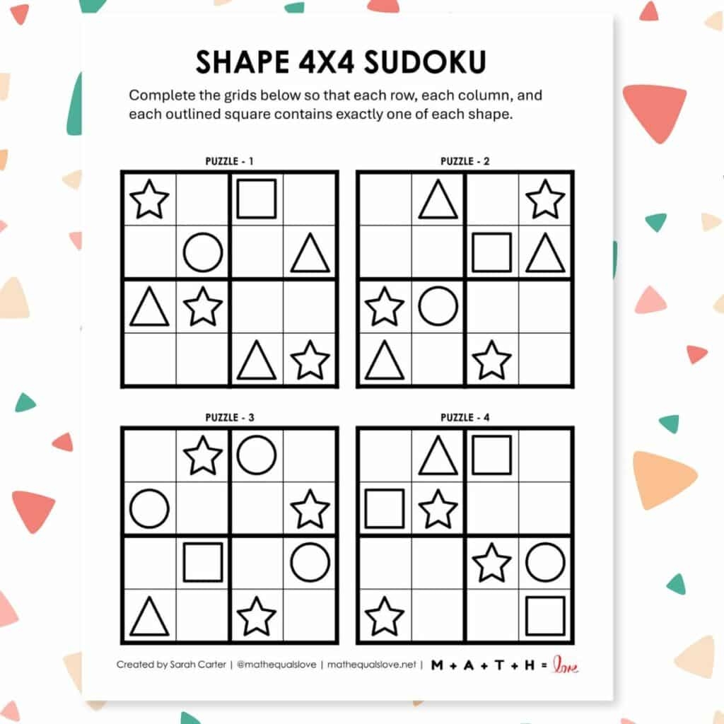 sudoku easy printable pdf