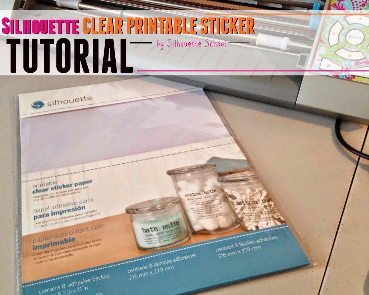 clear printable stickers