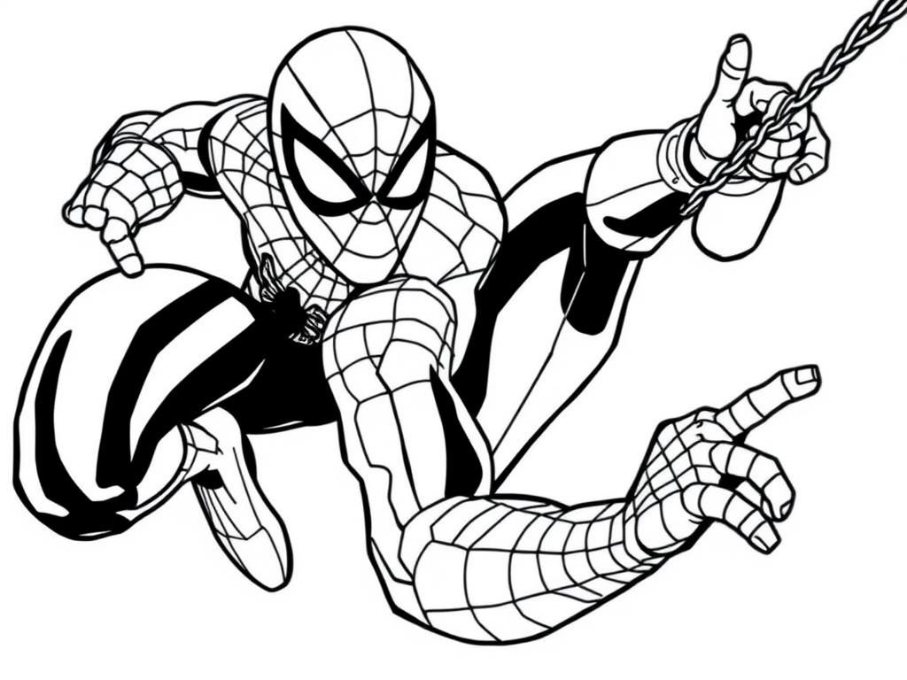 printable spiderman coloring pages