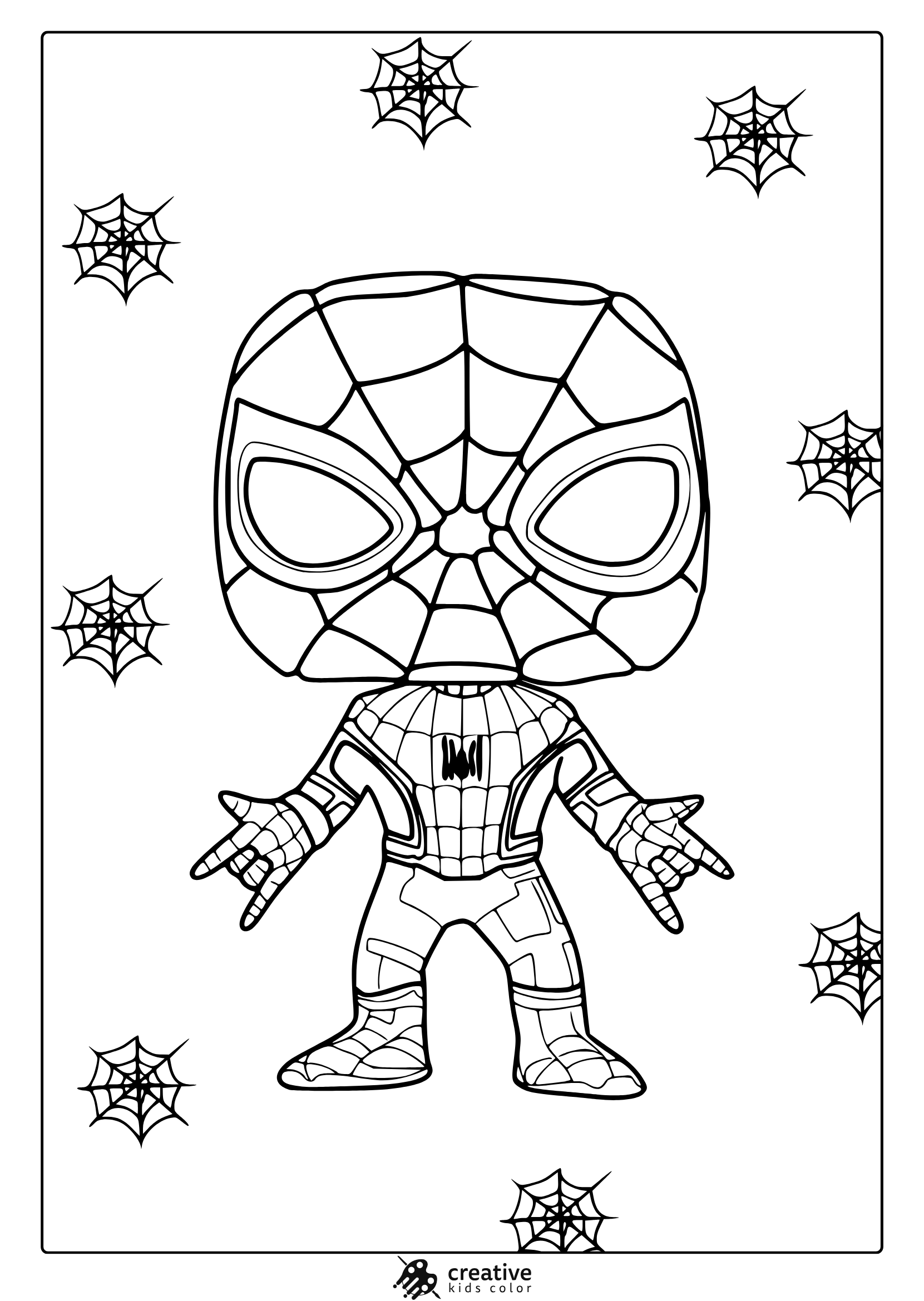 free printable coloring pages spiderman