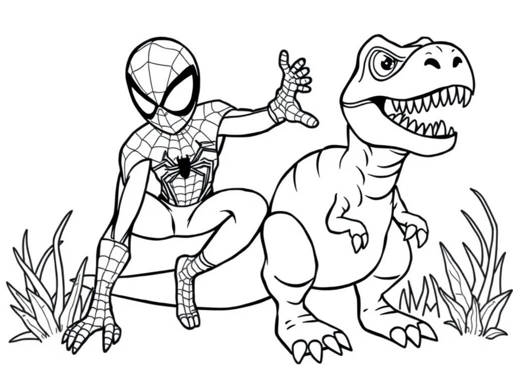 free printable spiderman coloring pages