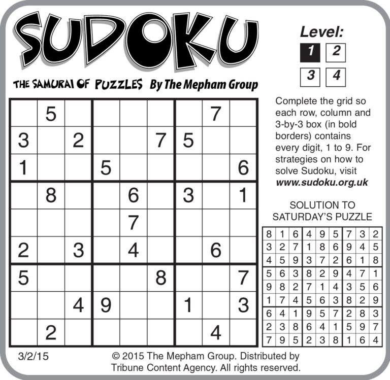 Sudoku Daily Games Puzzles