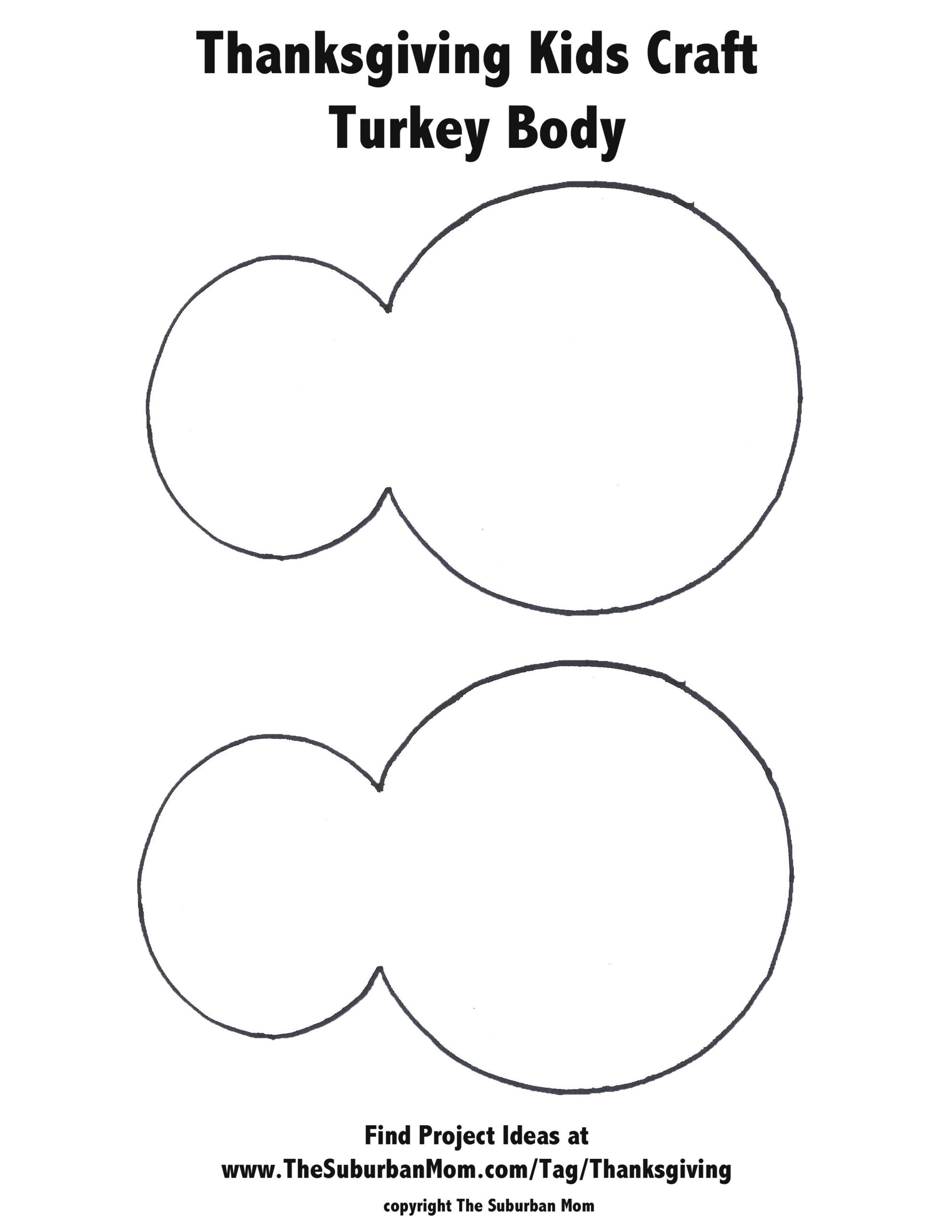 printable turkey pattern