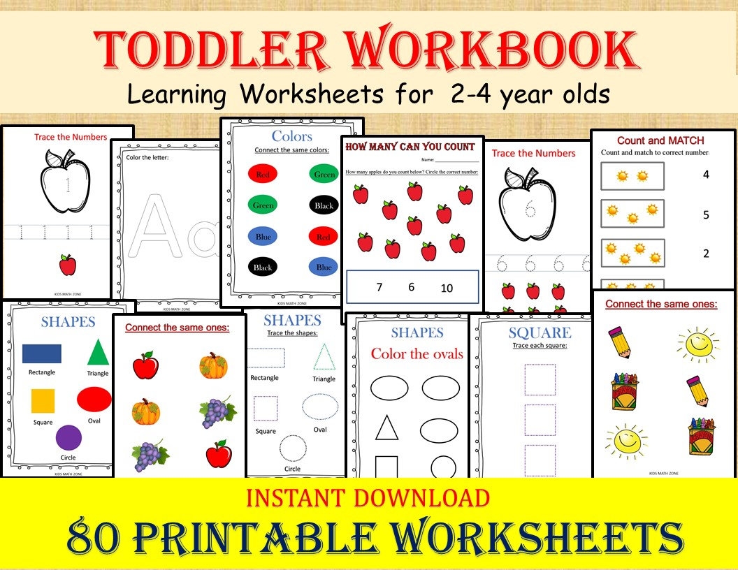 printable worksheets for 2 year olds