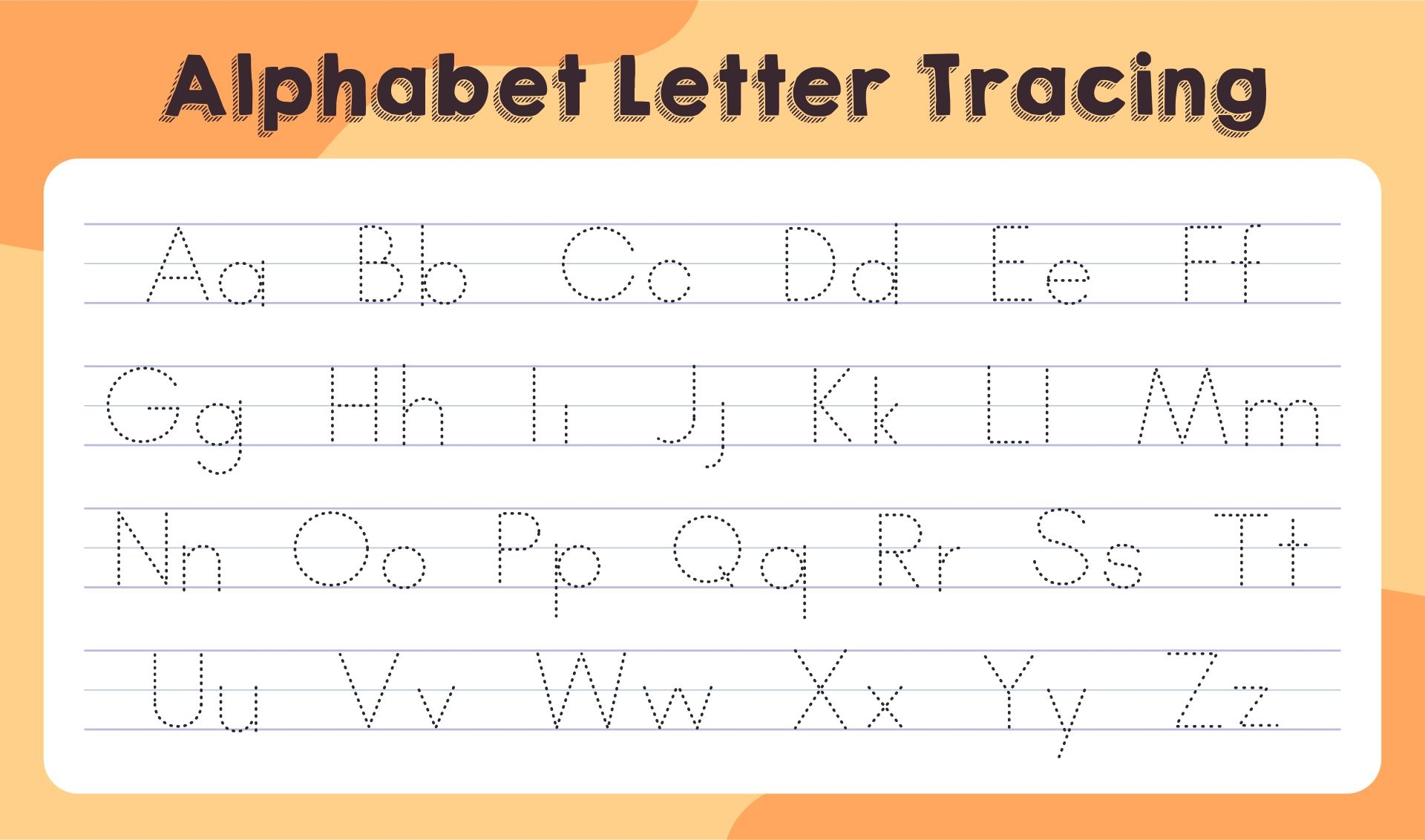 printable alphabet letters to trace