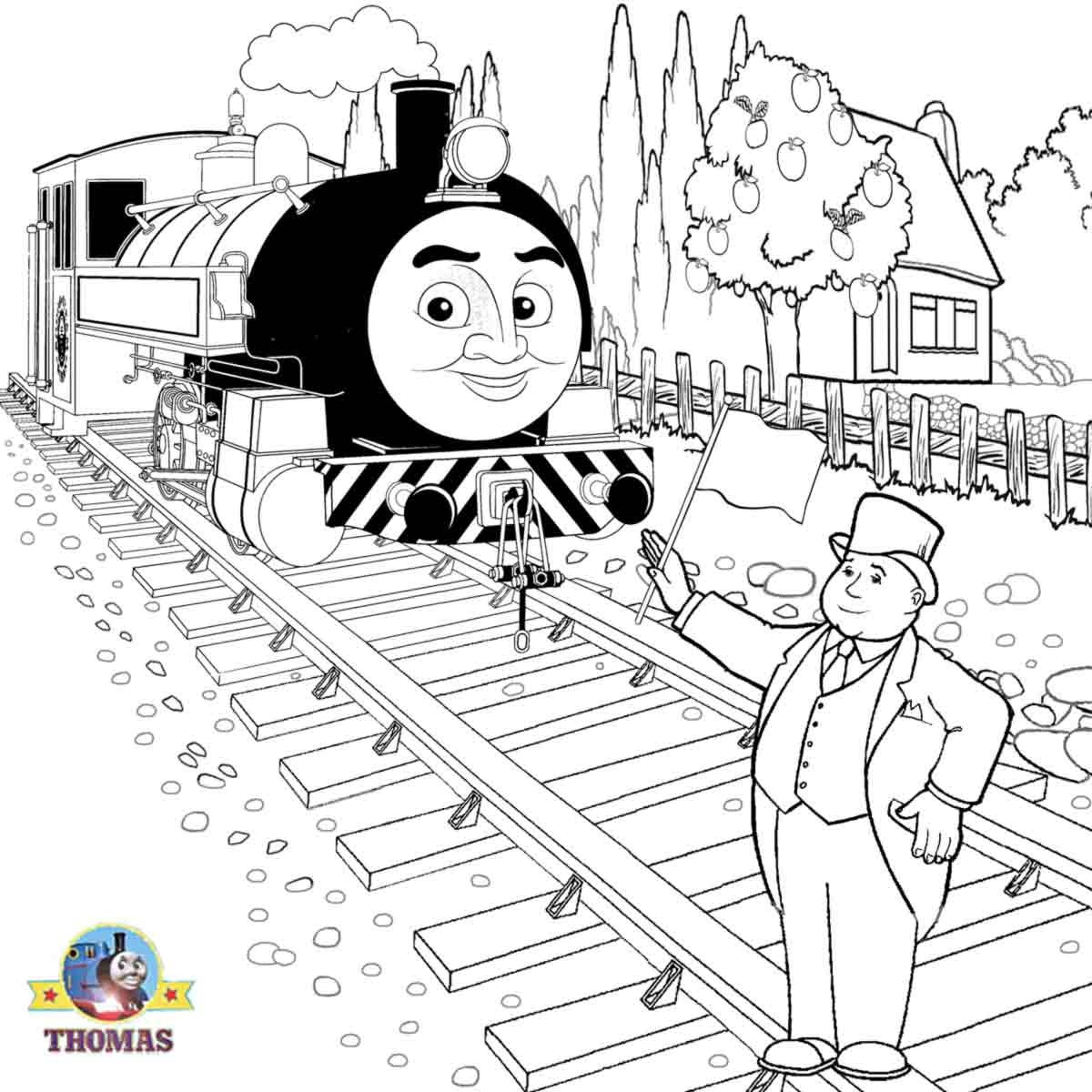 thomas and friends printable coloring pages
