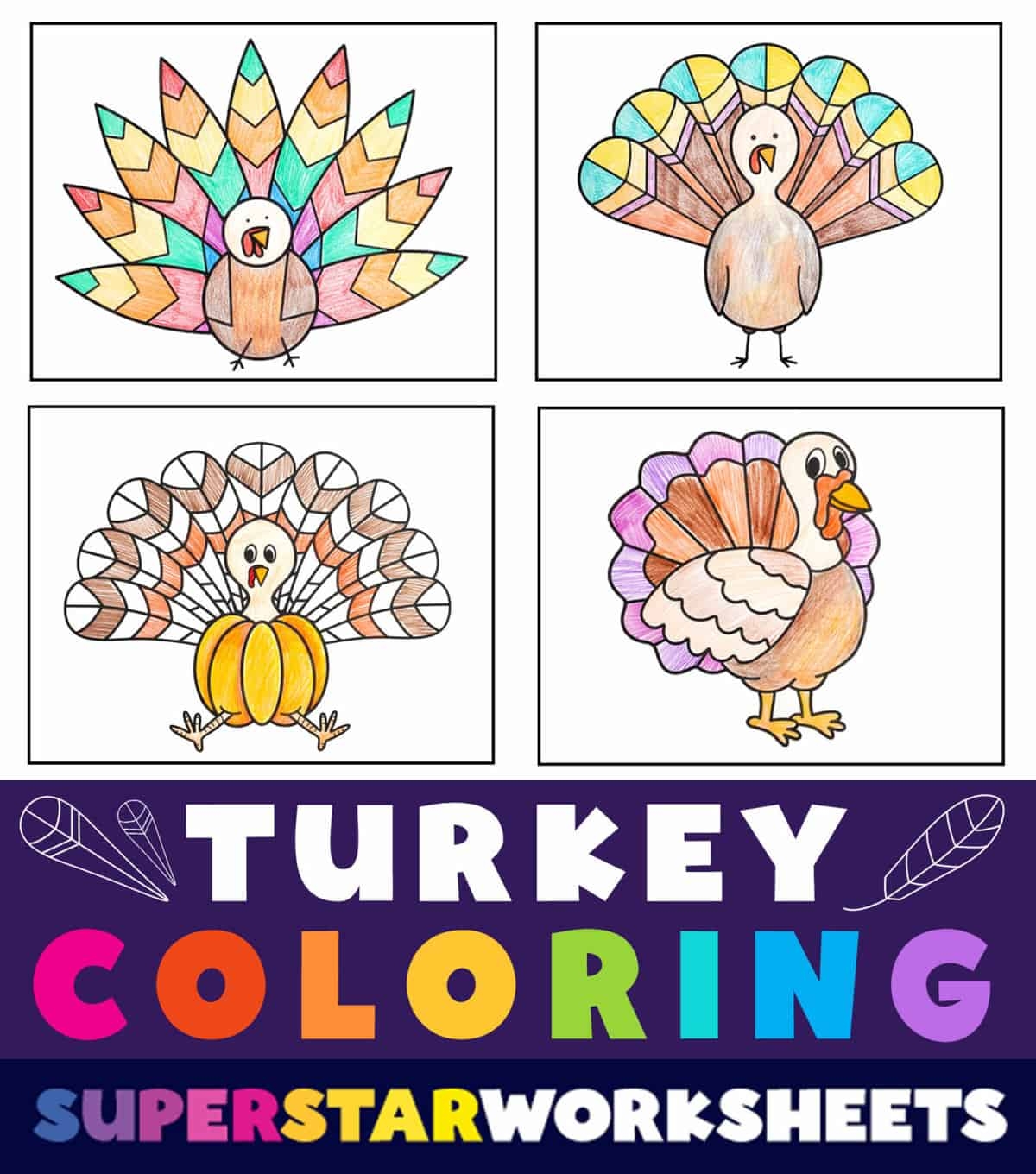 printable turkey coloring