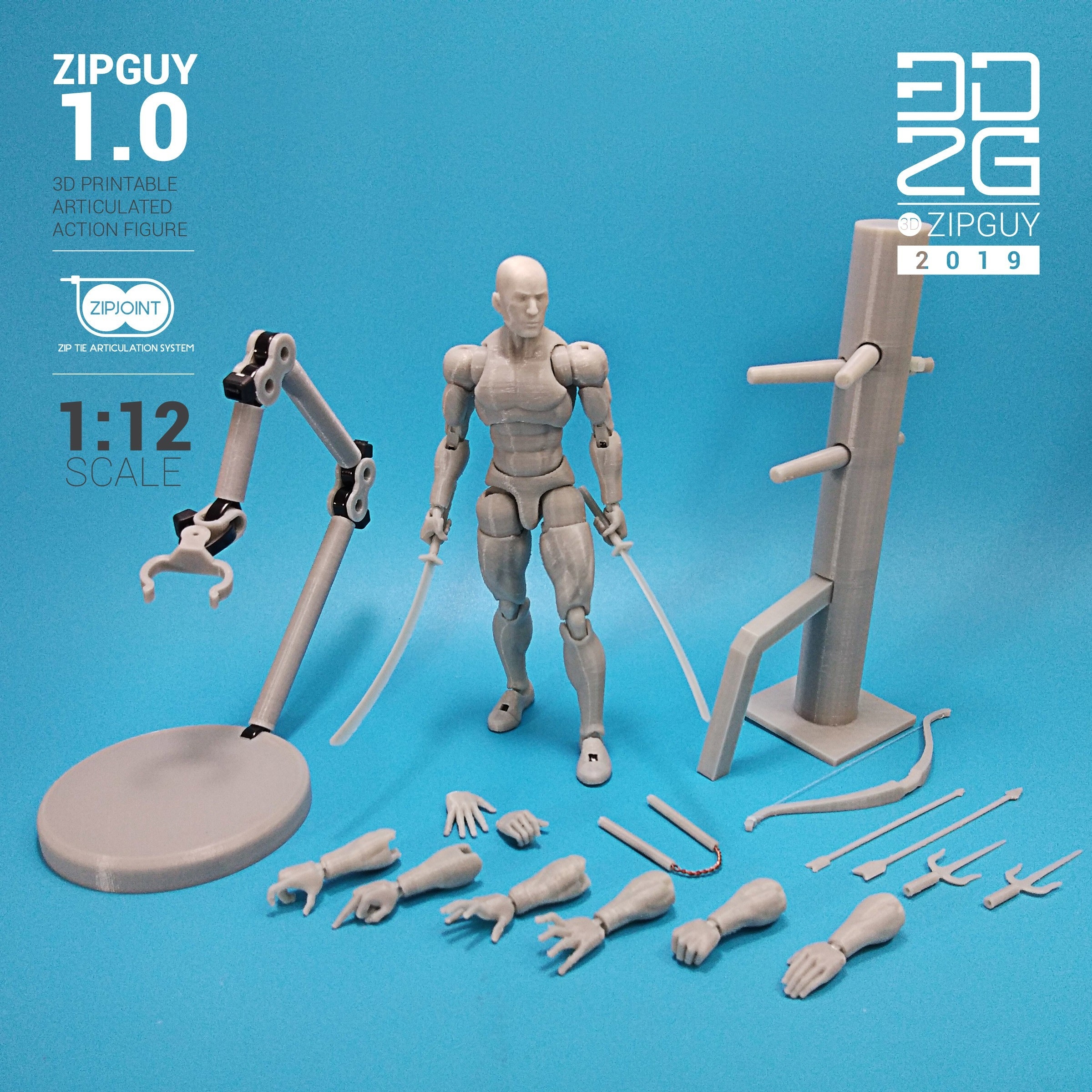 3d printable action figure