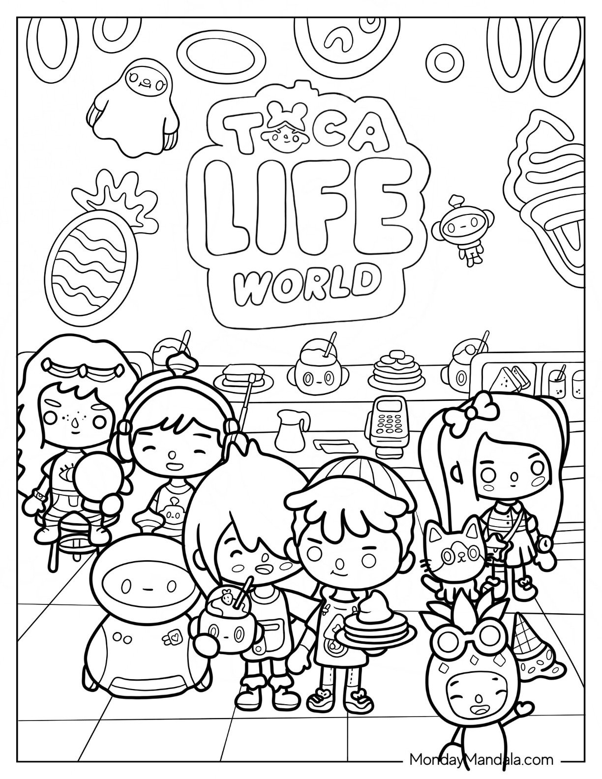 toca boca printables