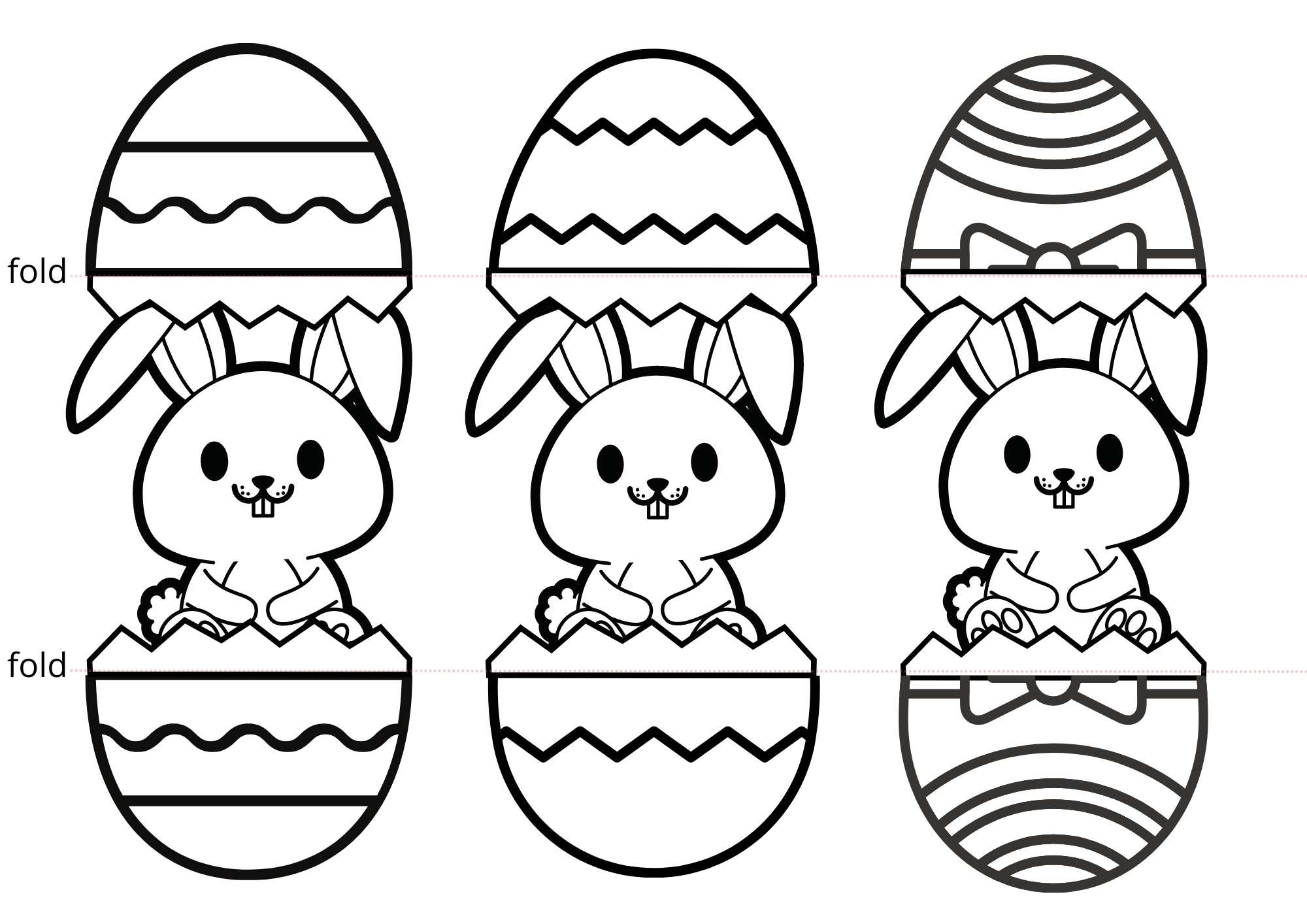 Coloring Easter Craft Ezpzlearn