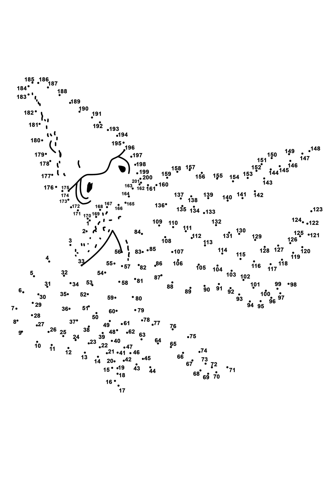 free dot to dot printables