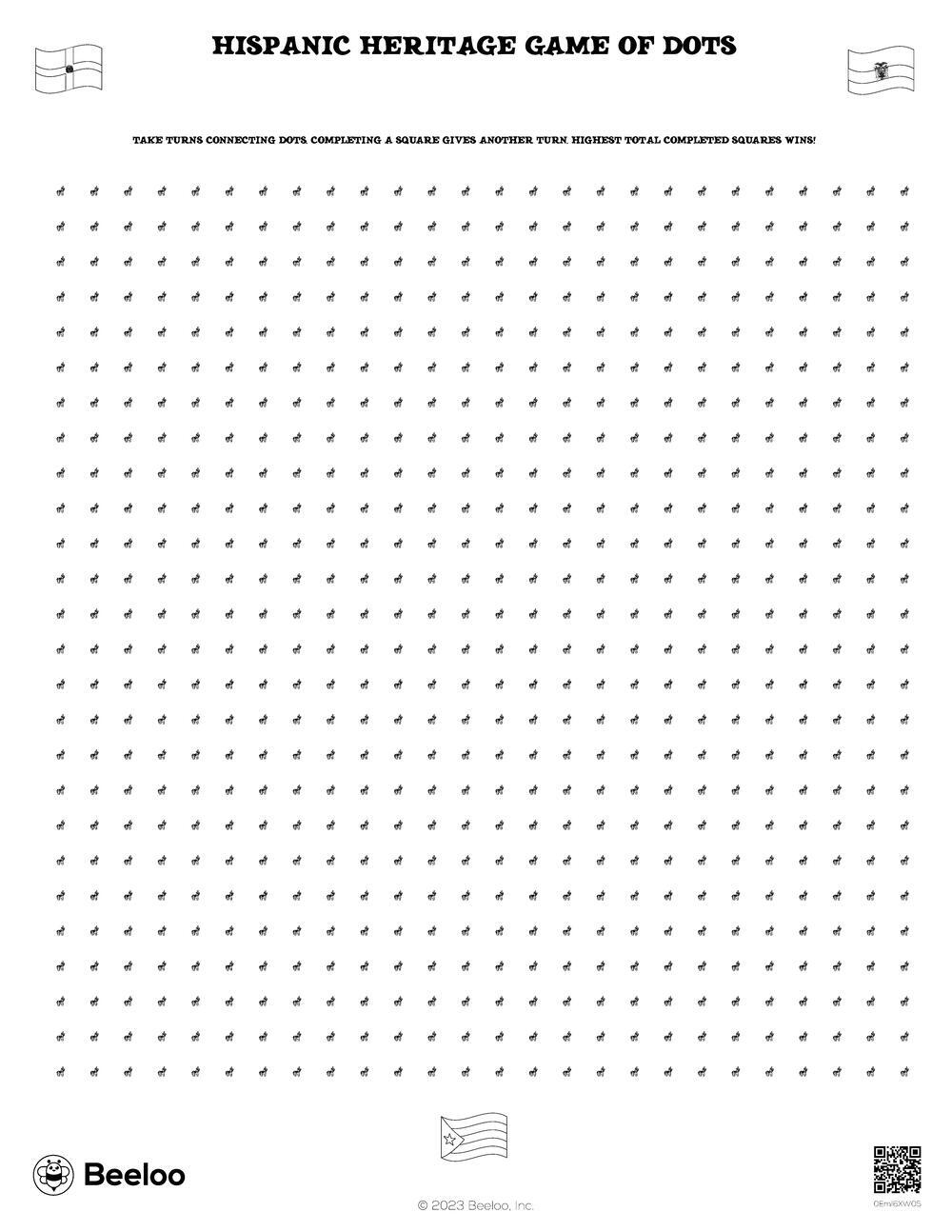 dot game printable