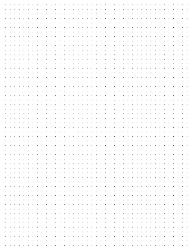 Dotted Grid Paper 10 Pages digital Printable Etsy