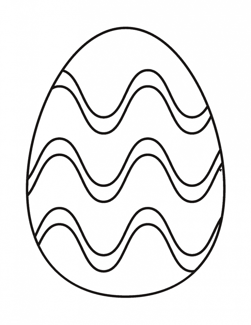 easter egg printable