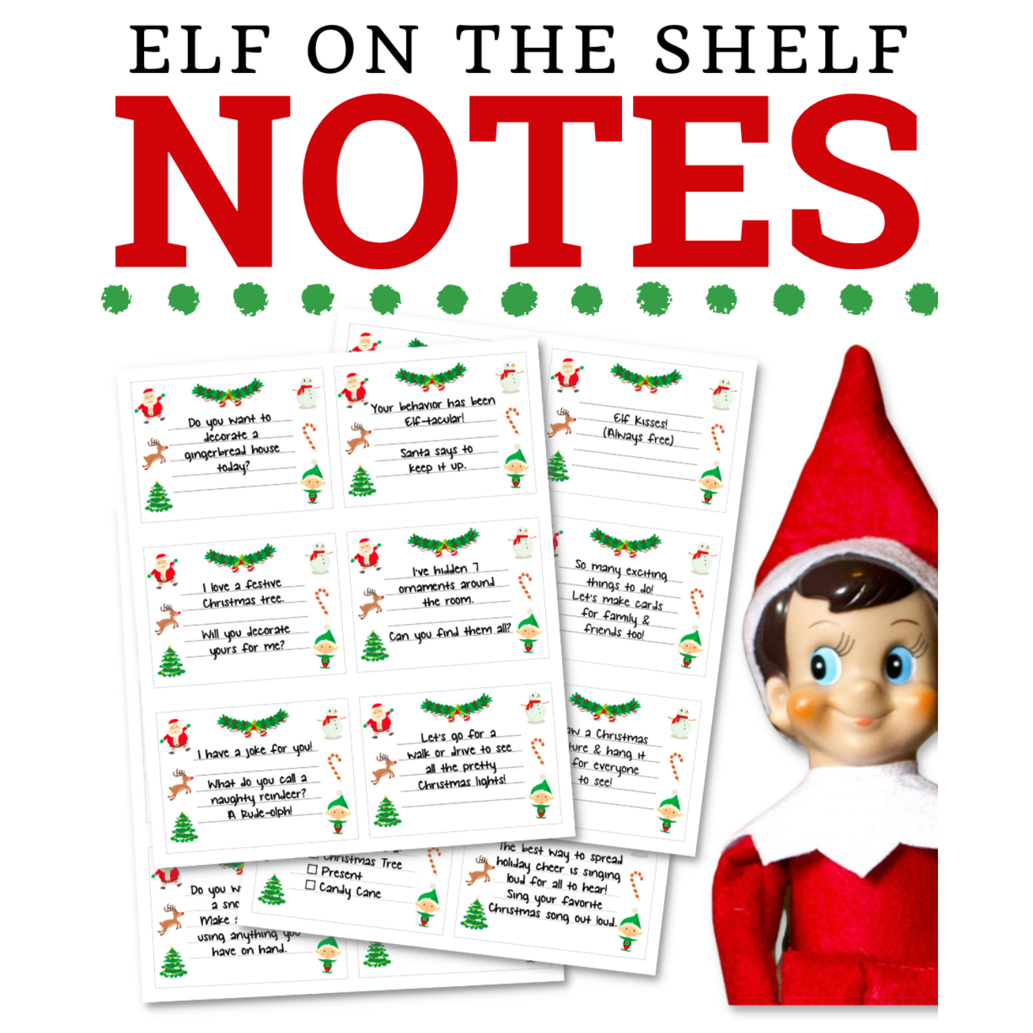 elf on the shelf free printables pdf