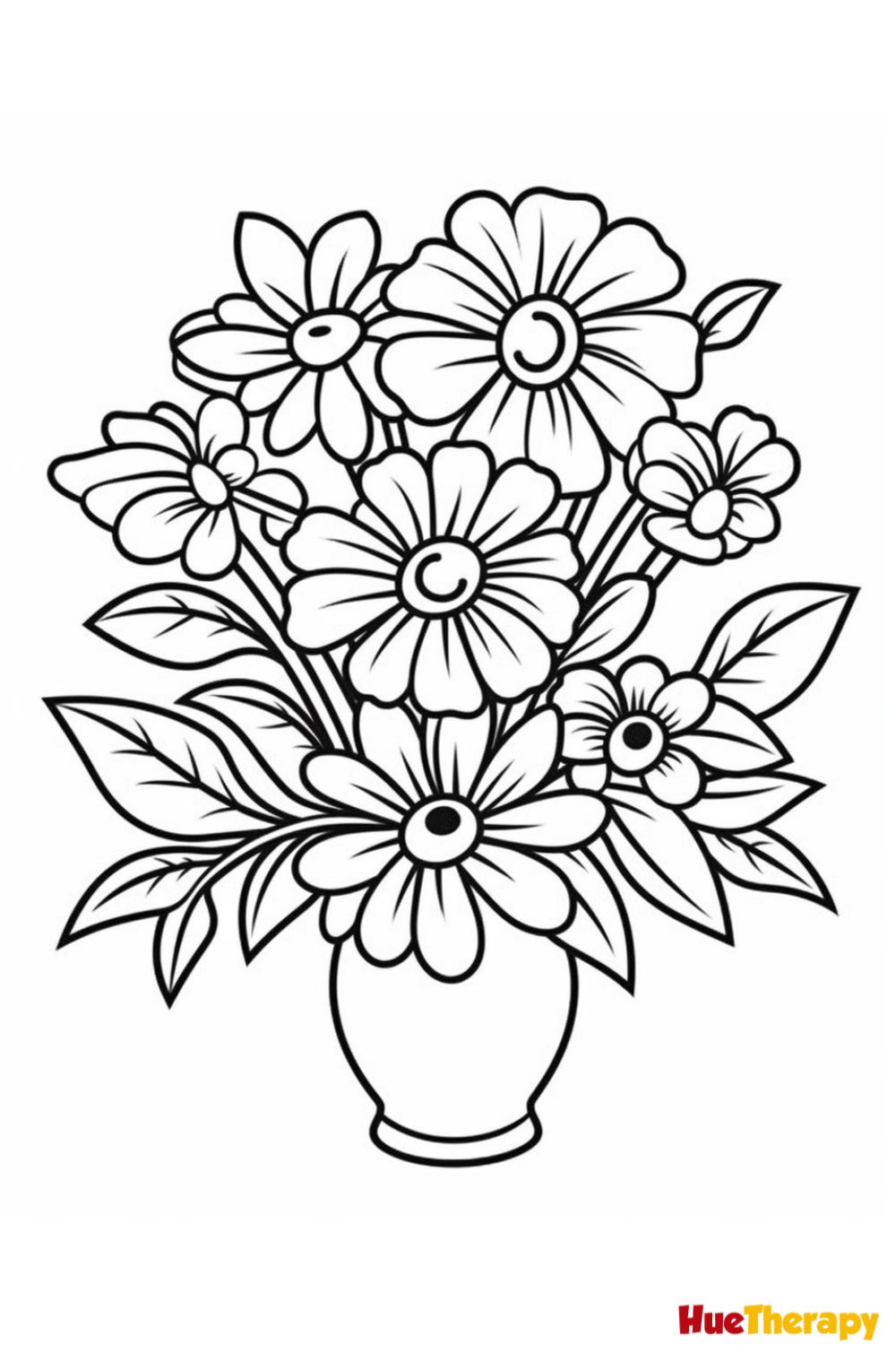 flower printable colouring pages