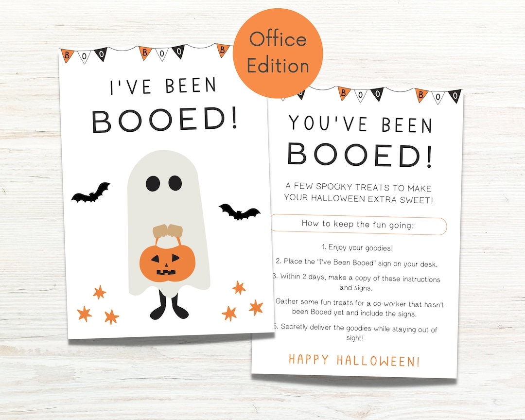 you've been booed printable free